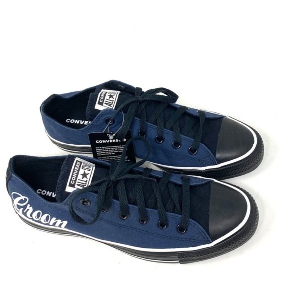 Converse Ctas Low Top Wedding Blue Canvas Women's Size Custom 171213C-BLBUWT - Picture 3 of 9